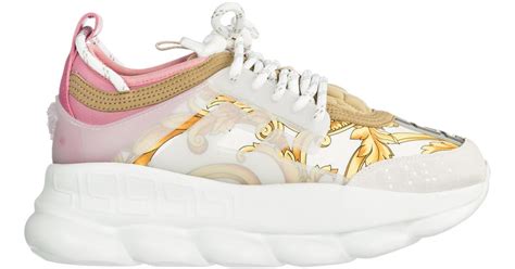 versace scarpe suola|versace pink sneakers.